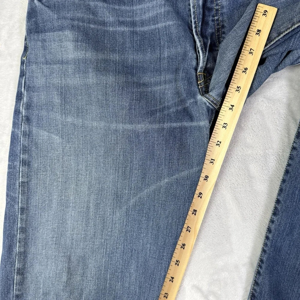 2000s Levis‎ 501 Jeans 36 x 34 Medium Wash Denim Button Fly Mexico Paper Tag